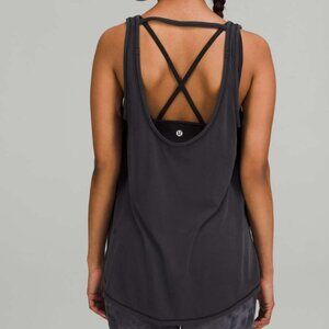 LULULEMON EASE OF IT ALL TANK Black SOLD OUT BRAN NEW SO SOFT! SIZE 6 NWT